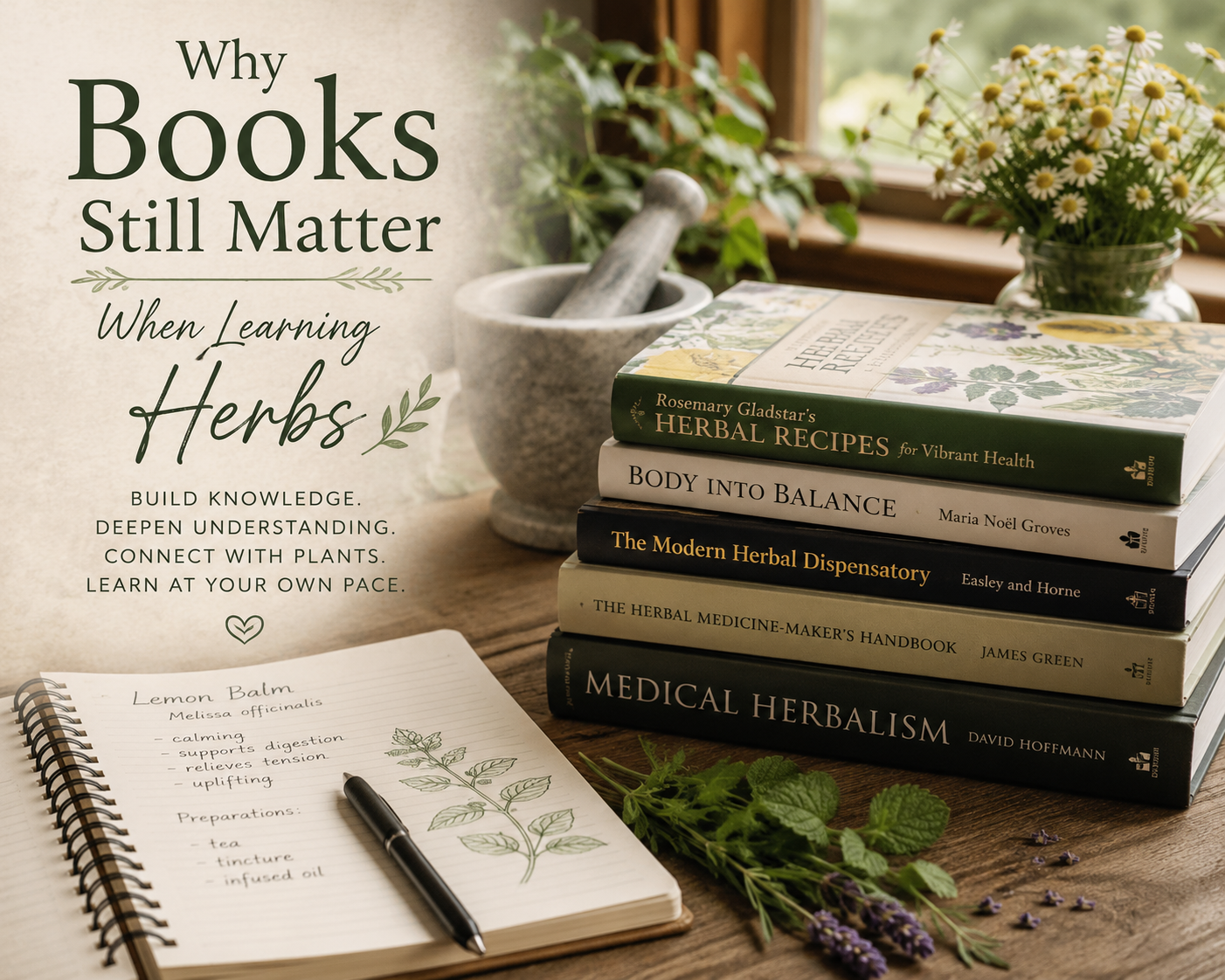 Why Books Still Matter When Learning Herbs