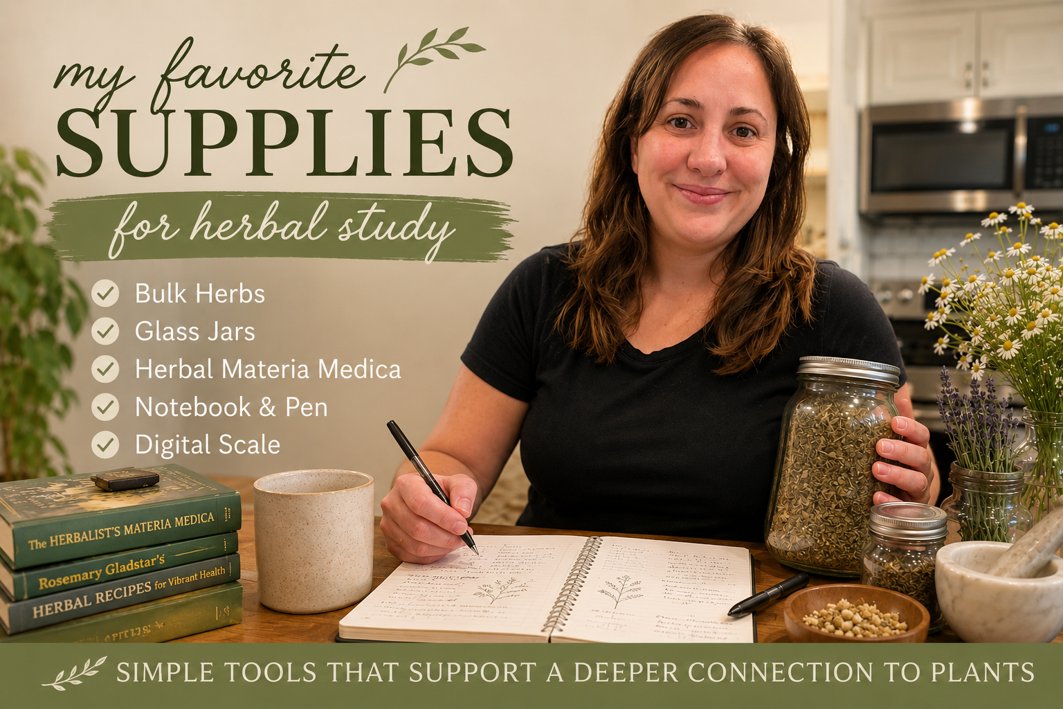 My Favorite Supplies for Herbal Study