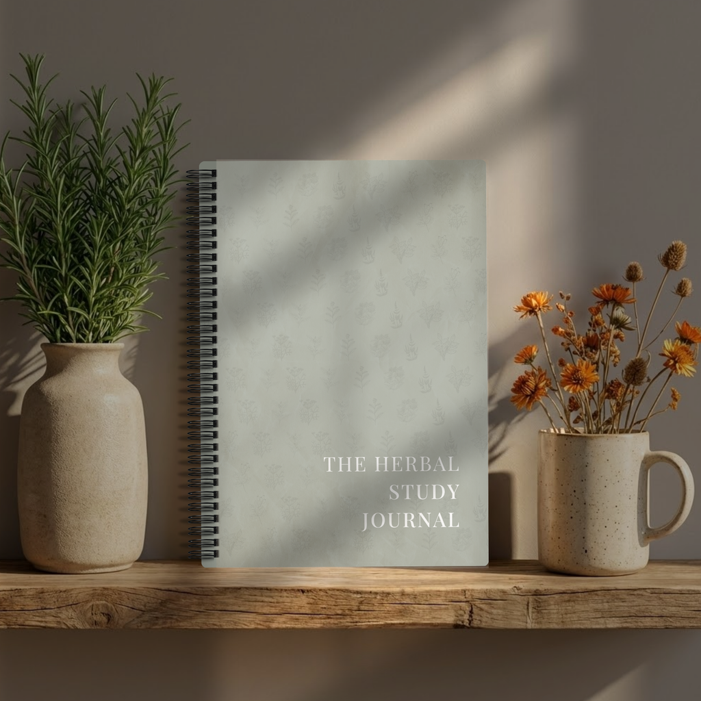 Floral 8.5x 11 Herbal Journal